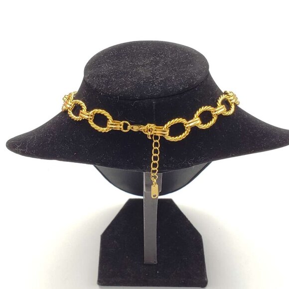 100% Auth Louis Vuitton Lock & Key with Gold Plated Gold Chain Necklace - Picture 2 of 7